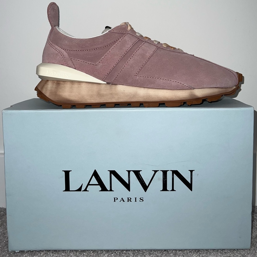 Lanvin Bumper Sneakers Rose Pink Size US 8